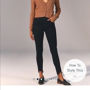 Abercrombie High Rise Super Skinny Ankle Jeans size 30s